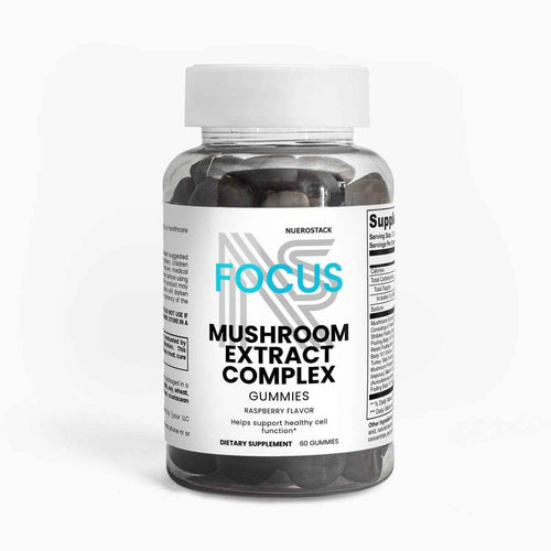 10-Mushroom Extract Complex Gummies | Lion's Mane, Reishi & More