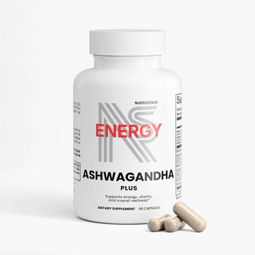 Ashwagandha Stress Relief Capsules with KSM-66®, Maca & Ginseng for Enhanced Vitality
