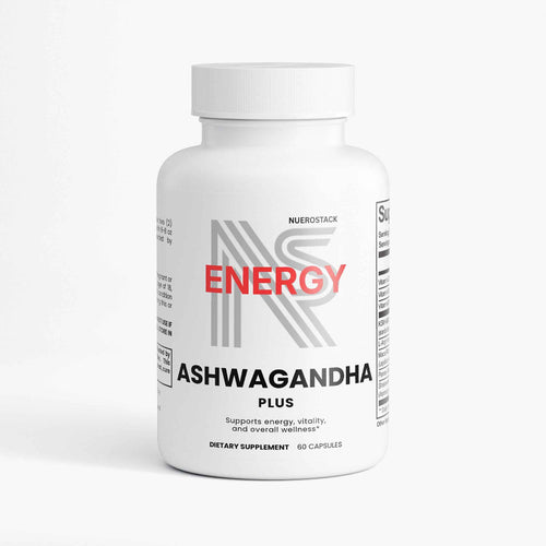 Ashwagandha Stress Relief Capsules with KSM-66®, Maca & Ginseng for Enhanced Vitality