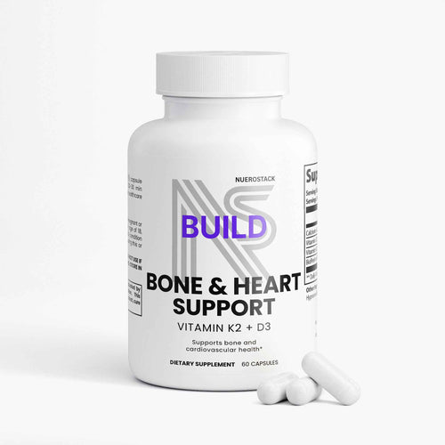 Bone and Heart Support Capsules with Calcium, D3 & K2 for Optimal Health